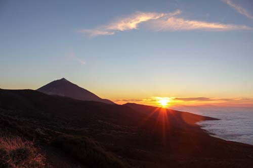 Teide en Tenerife, Islas Canarias Volcán Teide en las Islas Canarias