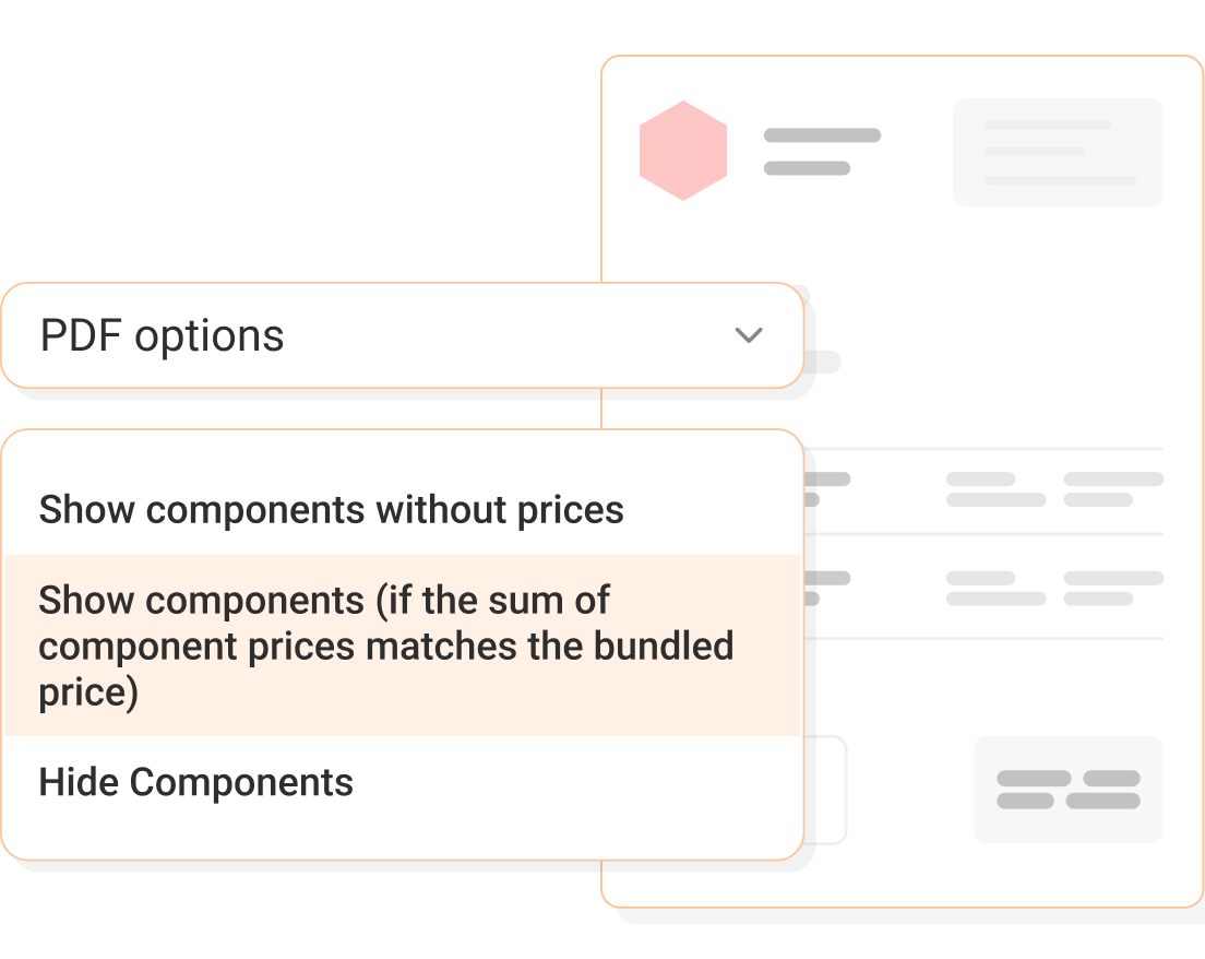 determine what information your customers see
