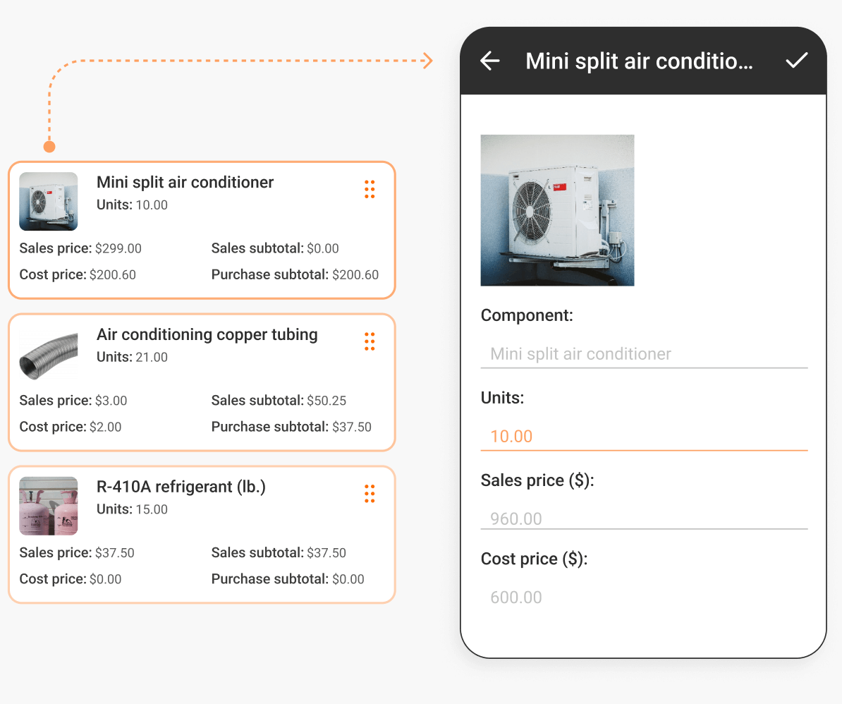 customize bundled products