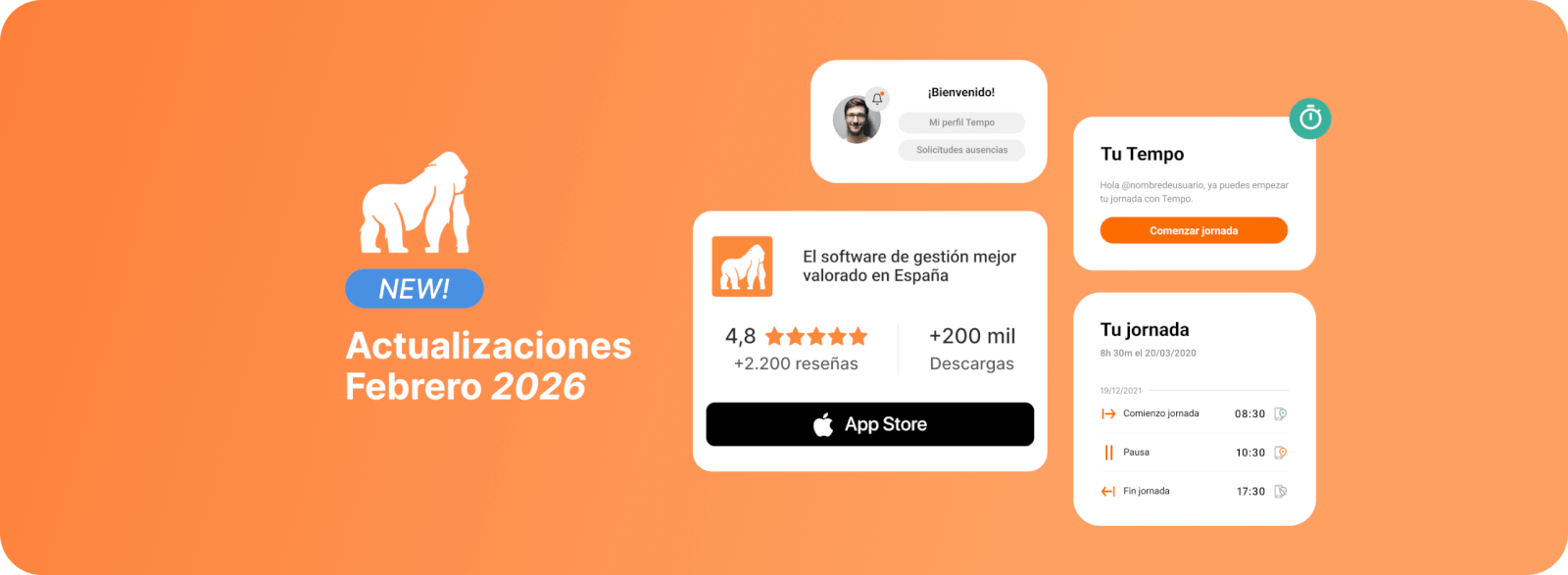 Actualizaciones de febrero: STEL Tempo más completo en iOS y nuevo campo de tipo de factura en Verifactu