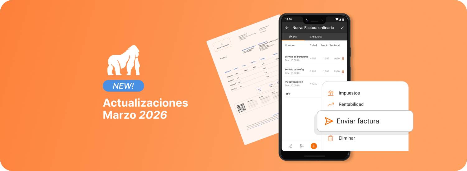 Actualizaciones de marzo: envío masivo de facturas y nuevas herramientas para Verifactu