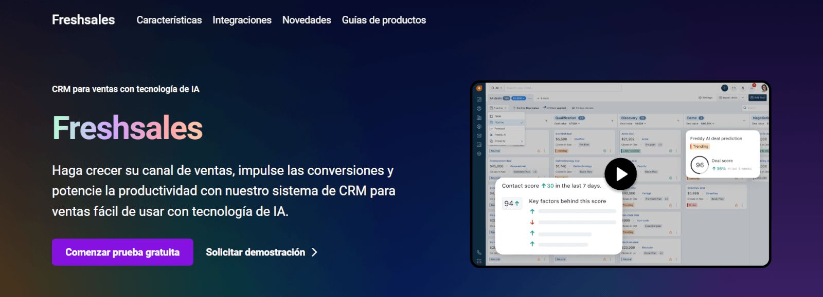 programa de gestión comercial freshsales