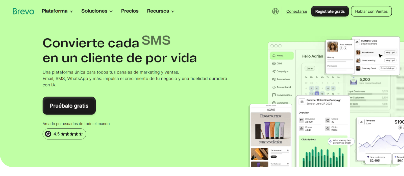 programa de gestión comercial brevo