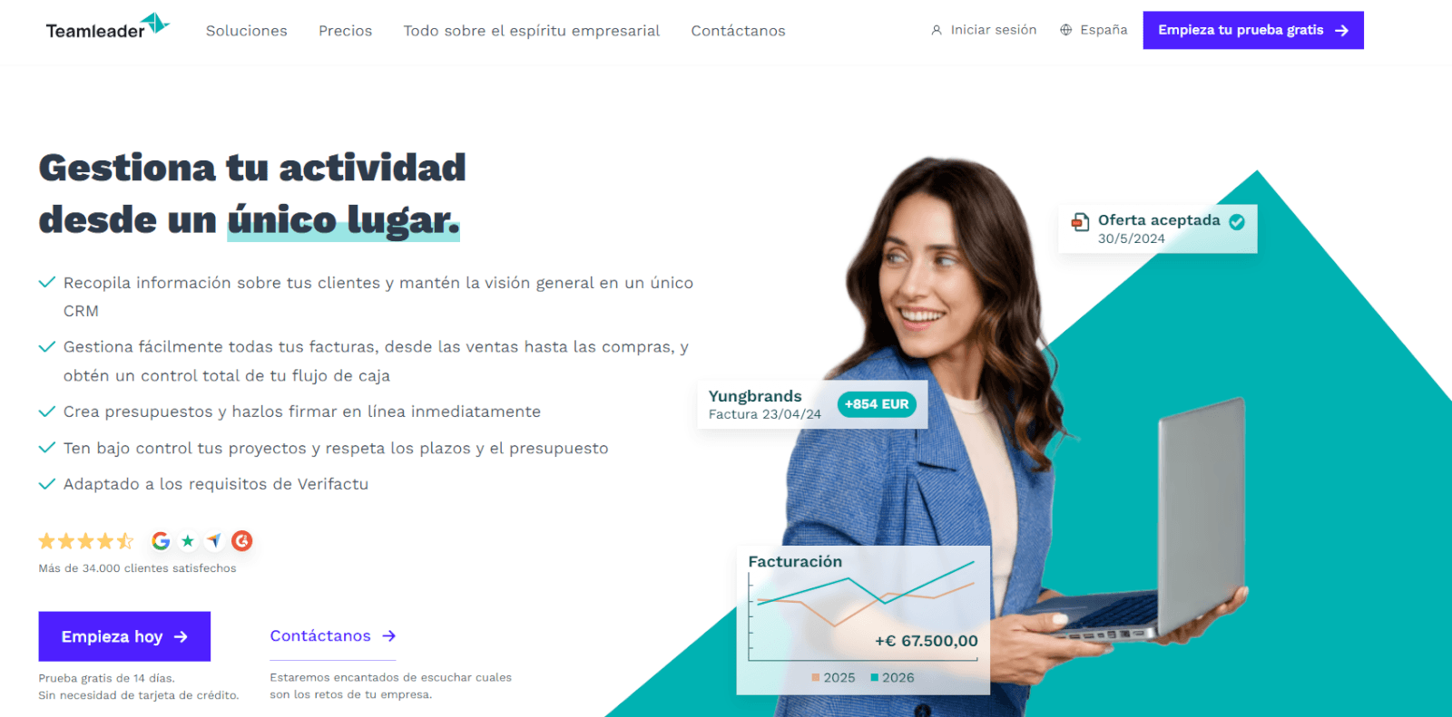 programa de gestión comercial teamleader