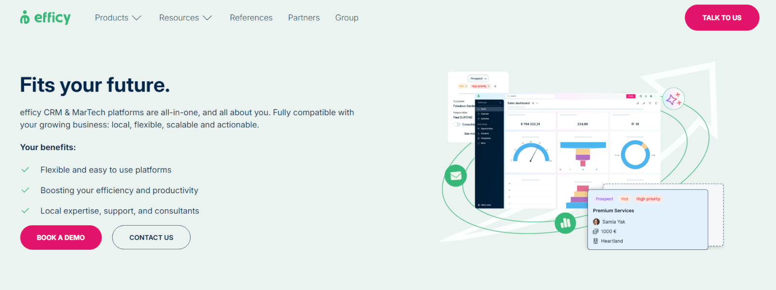 programa de gestión comercial efficy crm