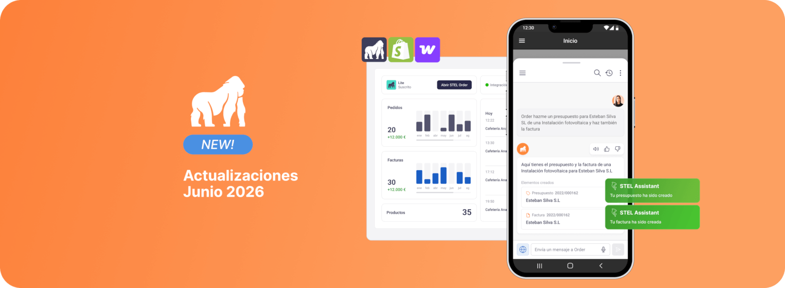 Actualizaciones de junio: E-commerce, STEL Assistant y nuevas mejoras